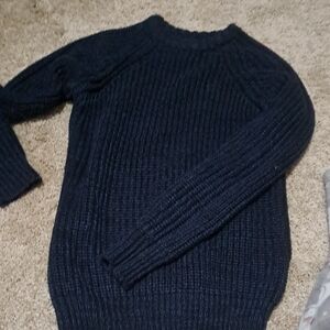 Brave Soul Men's Dark Blue Crewneck Sweater